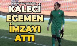 Kaleci Egemen imzayı attı