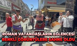 Roman vatandaşların müzikli eğlencesi renkli görüntülere sahne oldu