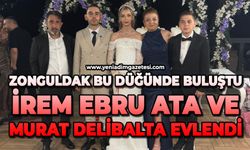Zonguldak bu düğünde buluştu: İrem Ebru Ata ve Murat Delibalta evlendi