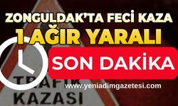 Zonguldak'ta feci kaza: 1 ağır yaralı