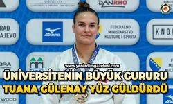 Üniversitenin büyük gururu: Tuana Gülenay yüz güldürdü