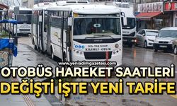 Kilimli Halk Otobüs saatleri değişti: İşte yeni tarife