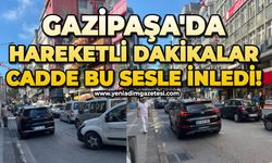 Gazipaşa'da hareketli dakikalar: Kornalar caddeyi inletti!