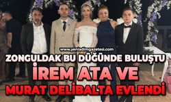 Zonguldak bu düğünde buluştu: İrem Ata ve Murat Delibalta evlendi