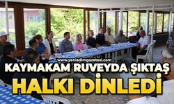 Kaymakam Ruveyda Şıktaş halkı dinledi