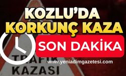 Kozlu'da korkunç kaza