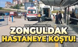 Zonguldak hastaneye koştu