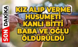 Kız alıp verme husumeti kanlı bitti: Baba ve oğlu öldürüldü