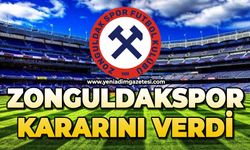 Zonguldakspor kararını verdi