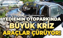 Yediemin otoparkında büyük kriz: Araçlar çürüyor!