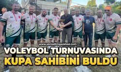 Voleybol turnuvasında kupa sahibini buldu
