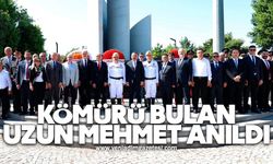 Kömürü bulan Uzun Mehmet Anıldı