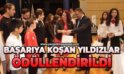 Başarıya koşan yıldızlar ödüllendirildi