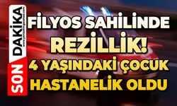 Filyos sahilinde rezillik: 4 yaşındaki çocuk hastanelik oldu