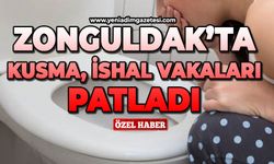 Zonguldak'ta kusma, ishal vakaları patladı