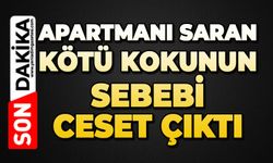 Apartmanı saran kötü kokunun sebebi ceset çıktı