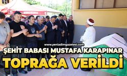 Şehit Babası Mustafa Karapınar toprağa verildi