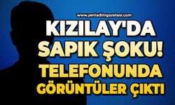 Kızılay'da sapık şoku! Telefonundan iğrenç görüntüler çıktı