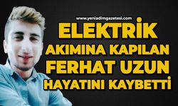 Elektrik akımına kapılan Ferhat Uzun hayatını kaybetti