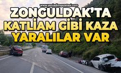 Zonguldak'ta katliam gibi kaza: Çok sayıda yaralı var