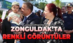 Zonguldak’ta renkli görüntüler