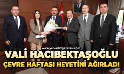 Vali Hacıbektaşoğlu Çevre Haftası heyetini ağırladı