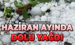Dolu yağışı etkili oldu