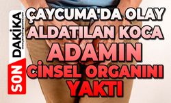 Çaycuma'da olay: Aldatılan koca adamın cinsel organını yaktı