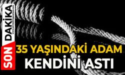 Zonguldak'ta 35 yaşındaki Mehmet Cebeci kendini astı