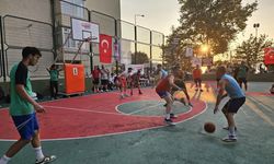 Potalar sokak basketbolu için kuruluyor