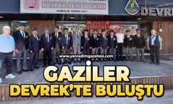 Gaziler Devrek'te buluştu