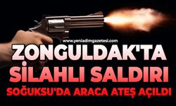 Zonguldak'ta silahlı saldırı: Soğuksu'da araca ateş açıldı
