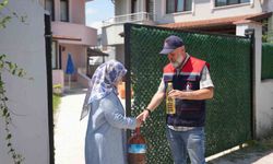 Atık yağ kampanyasına katılanlara sıvı yağ hediyesi