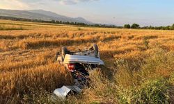 Bolu'da tarlaya uçan otomobil hurdaya döndü: Sürücü kayıplara karıştı