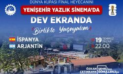 Dünya kupası finali dev ekranda izlenecek