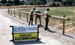 Kocaeli'de Gölcük Rahvan At Tesisi yarışlar öncesi bakıma alındı