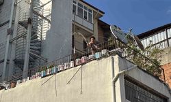 Korkutan ot yangını: İtfaiyeyi beklemeden kova ve hortumlarla söndürdüler