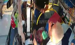 Otobüs şoförünün zor anları kamerada: Böyle küfür ve tehdit etti
