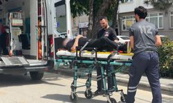 Yere düşüp başını zemine çarpan alkollü şahıs yaralandı