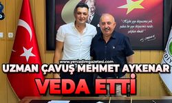 Uzman çavuş Mehmet Aykenar veda etti