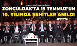 Zonguldak'ta 15 Temmuz'un 10. yılında şehitler anıldı