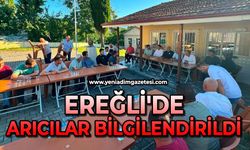Ereğli'de arıcılar bilgilendirildi