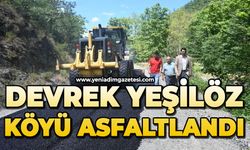 Devrek Yeşilöz Köyü asfaltlandı