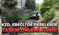 Kdz. Ereğli'de derelerde taşkın önlemi alındı