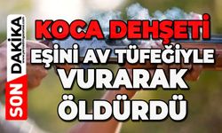 Koca dehşeti: Eşini av tüfeği ile vurarak öldürdü