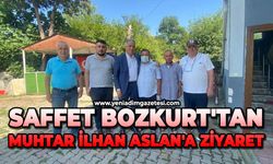 Saffet Bozkurt'tan Muhtar İlhan Aslan'a ziyaret