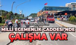Milli Egemenlik Caddesi'nde çalışma var