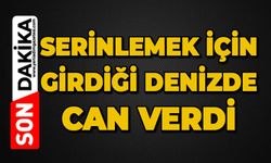 Serinlemek için girdiği denizde can verdi
