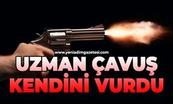 Uzman çavuş kendini vurdu