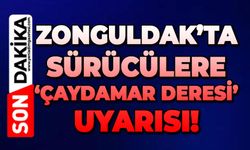 Zonguldak'ta dere seviyesi yükseldi: Araçlarınızı park etmeyin!